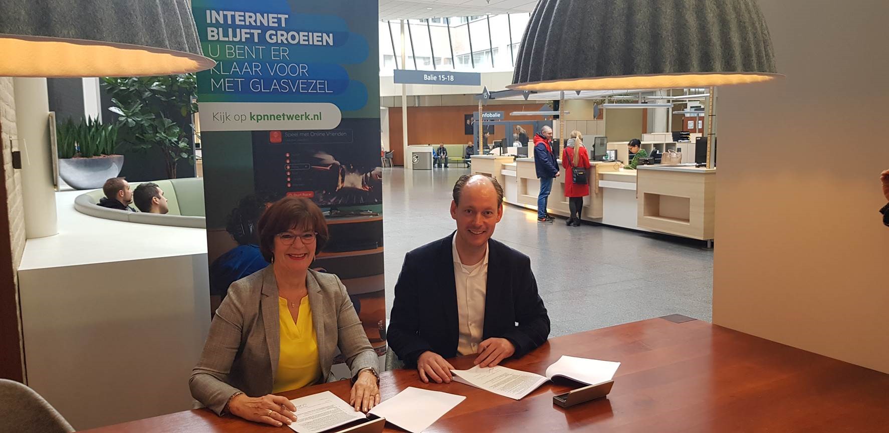 Gemeente Breda en KPN tekenen overeenkomst