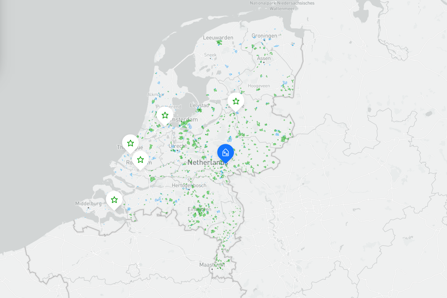 Het netwerk van nederland